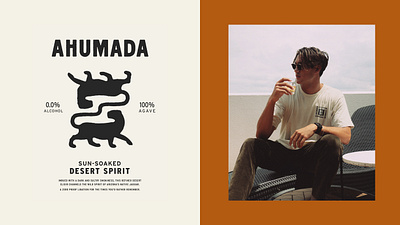 Ahumada Mezcal Mocktail, Branding + Merch alcohol branding illustration label design merch mezcal southwestern