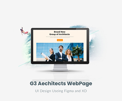 G3 Architects Website UI Design branding figma design graphic design ui ui design uiux