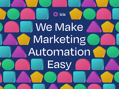 ⚙️ IRIS - Visual Language brand brand identity brand illustration brand motion gear illustration marketing marketing automation motion playful robot shapes sprocket website