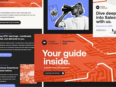 Event Digital Campaign - Dreamforce advertising brand branding campaign crm event design graphic design illustration landing page marketing motion motion graphics saas salesforce ui visual identity website