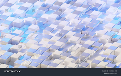 3d Abstract Background with Cubes . 3d illustration rendering 3d abstract background banner blender blue box business cube design element flyer glass graphic design gray illustration render rendering trend wallpaper