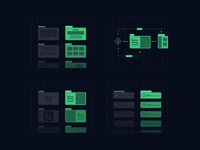 Portfolio Illustrations #1 design graphic design icon journey page process steps ux version yser
