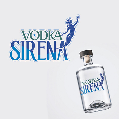 Vodka brand label branding design graphic design label vector