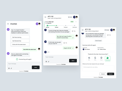 KirriDesk - Chat Widget for SaaS Customer Service Management ai chat crm customer service helpdesk management product design saas saas design support ui ux web design widget