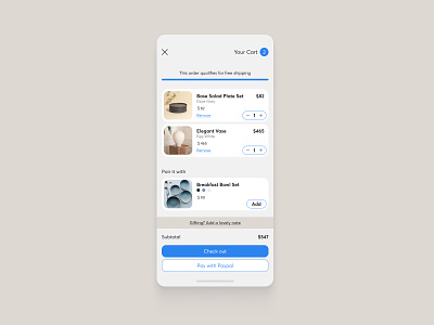 Daily UI 58. Shopping cart cart check out daily ui daily ui challenge minimal shopping shopping cart ui ui challenge ui design ui designer ux ux design ux designer