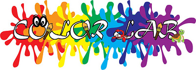 Color lab typography branding creative art design digital art graphic design illustration logo typography vector