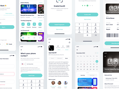 EventRise - Event Mobile App android app app design design event app event application event mobile app interface ios iphone mobile mobile app mobile design pixlayer ui ux uxdesign