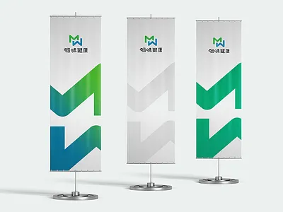 Health technology brand logo branding