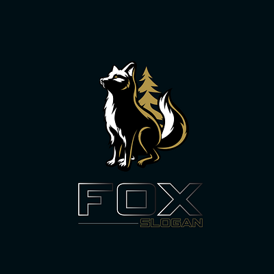 This is a logo Fox. branding graphic design motion graphics