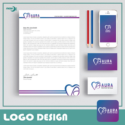 MoonE's Graphic Design - Logo Design branding design graphic design logo statioinery stationery