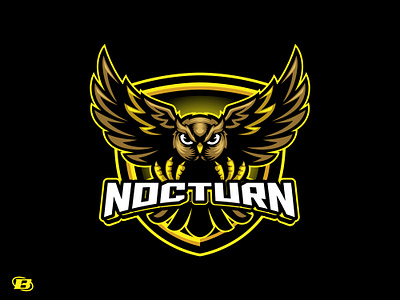 Owl Mascot Logo bird bird logo bold logo design esports gaming illustration logo logos mascot nocturn owl owl logo sports logo