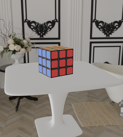 3d Rubik's Cube 3d 3ddesign blender design