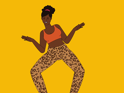 Everybody Gweda afro after effects animation character dance gweta motion