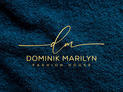 Dominik Marilyn Fashion House. branding graphic design logo logo design minimal logo minimalist logo motion graphics ui