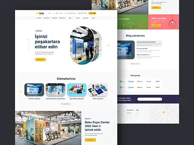 Exhibition showcases company web site design branding design exhibition exp showcases stend ui ui design ux design web design webdesign