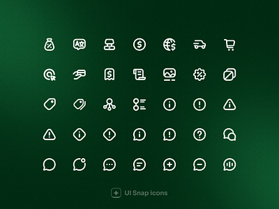 ⚡Week 6 - Designing Cool Interface icons cart icon chat icon design ecommerce icon free icon pack icon icon set icons illustration info icon set message icon money icon ui uisnapicons
