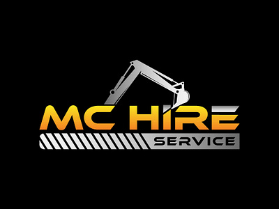 MC HIRE Service. 3d branding construction logo graphic design logo logo design minimal logo motion graphics ui
