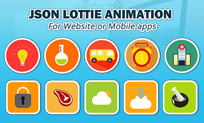 JSON Lottie Animation For Website or Mobile Apps digitalinnovation