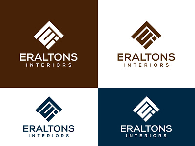 Eraltons Interiors. brand identity branding business logo design graphic design illustration interior designer logo interior firm interior firm logo interior logo logo ui ux vector