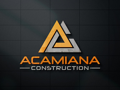 Acamiana Construction. ac letter logo ac logo brand identity branding business logo construction company logo. construction firm logo construction logo design graphic design illustration letter logo logo ui ux vector