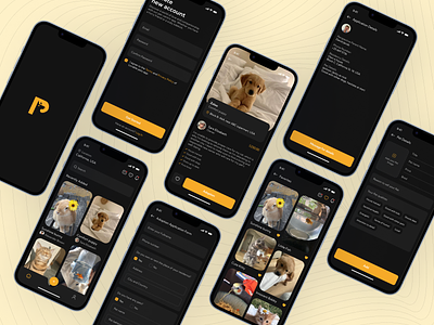 Loveable - Pet Adopting App UI app design mobile app ui pet app ui design ux ui