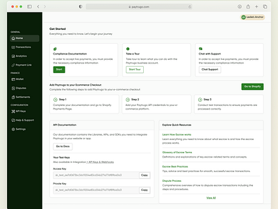 Paytrugo - Business Acc Dashboard dashboard escrow fintech payment