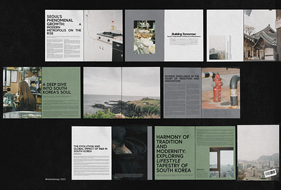 Seoul Magazine Editorial animation design editorial editorialdesign graphic design illustrator magazine poster seoul