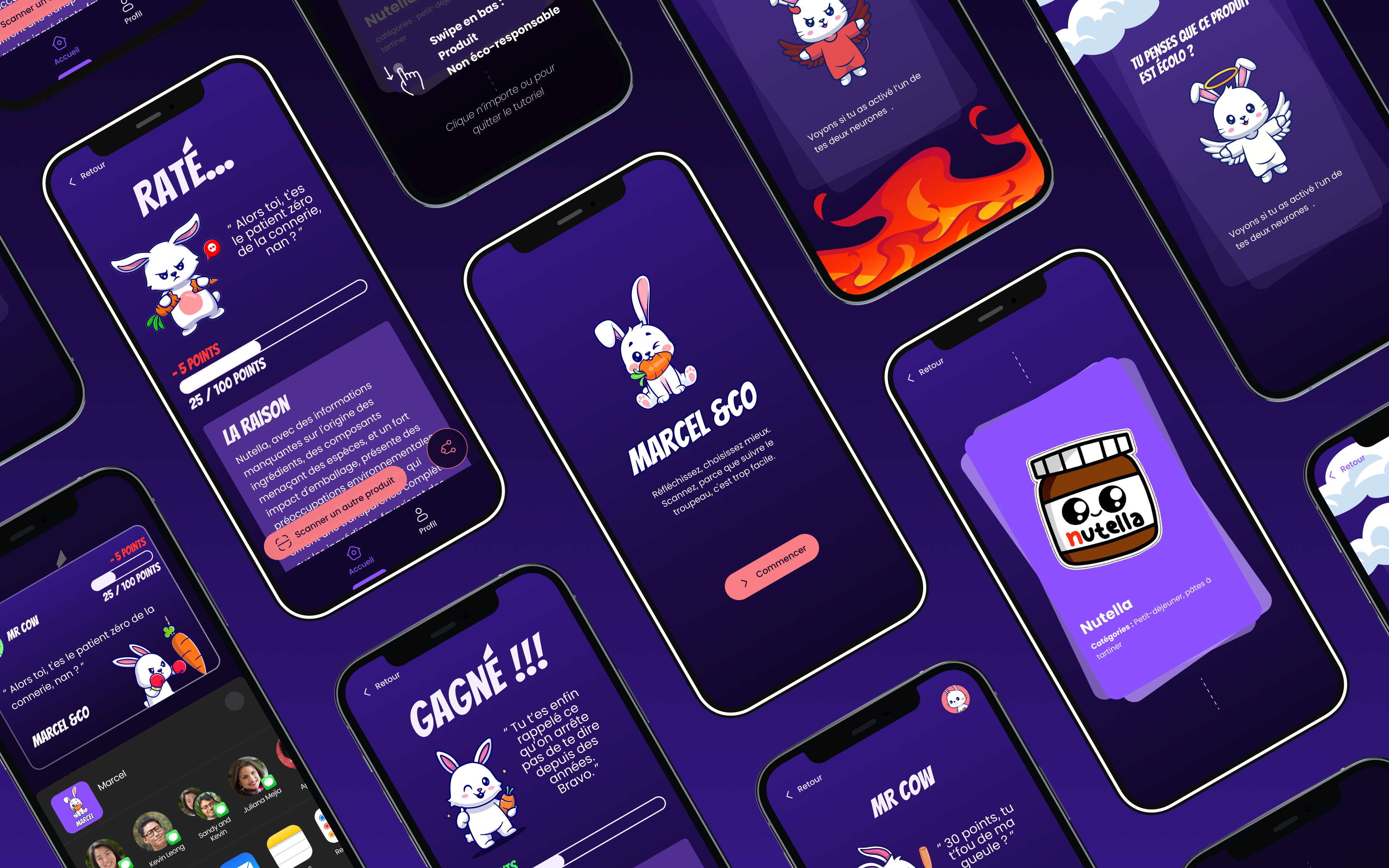 Marcel &Co app design dev graphic design logo ui ux