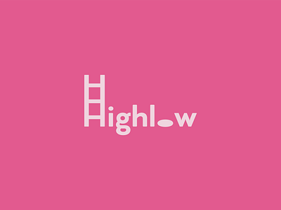 High + Low branding design graphic design illustration logo typography vector