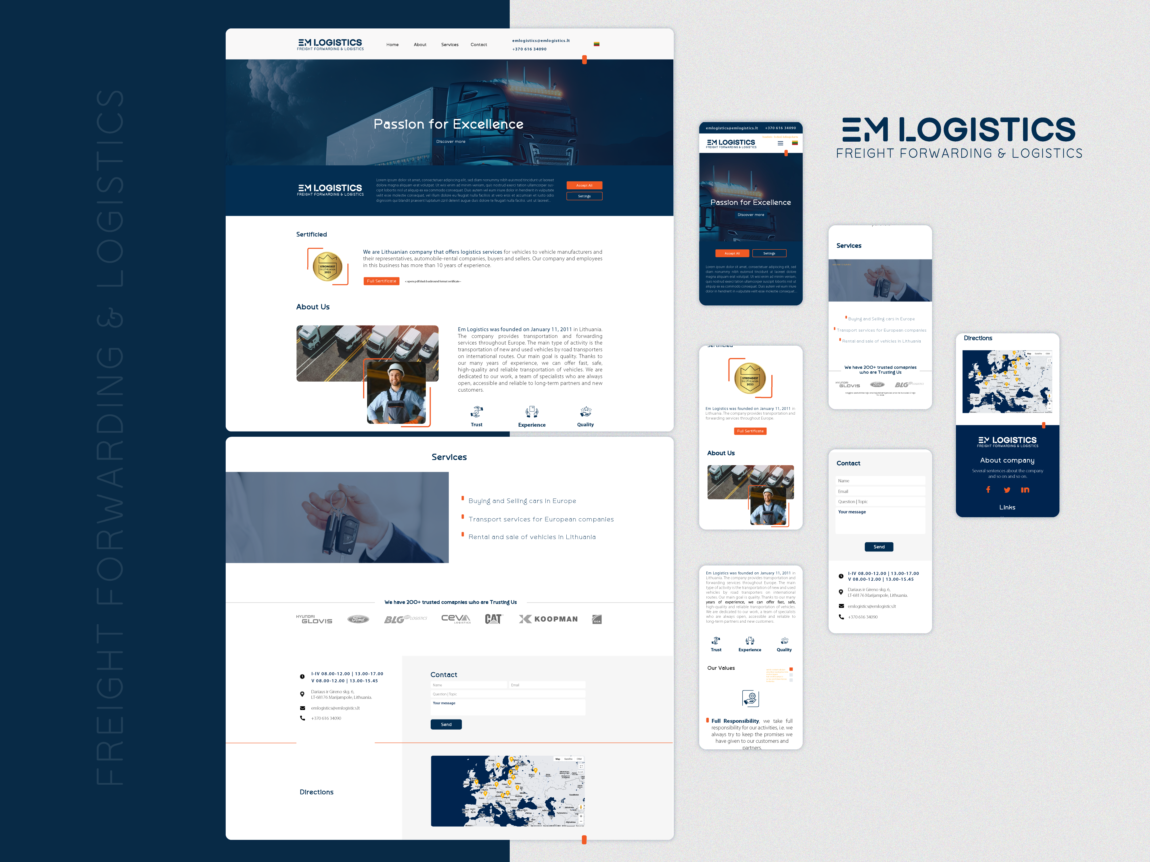 Landing page design branding graphic design logo mobile design ui vector website design