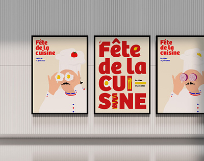 La fête de la cuisine graphic design illustration poster