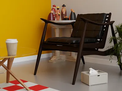 Interior room 3d @concept art branding graphic design motion graphics ui