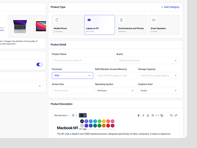 Upload Product - Form by 10am Studio on Dribbble
