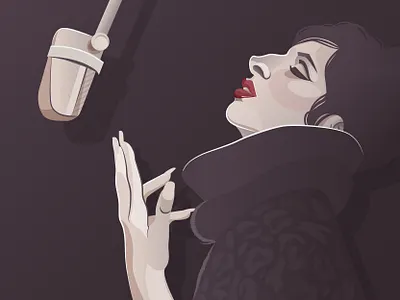 Barbra actress adobe adobe illustrator branding character character design color cover drawing illustration inspiration postcard singer style vector woman