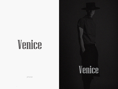 Venice bw fashion logo lettermark logo design men men fashion minimal venice venice fashion workdmark