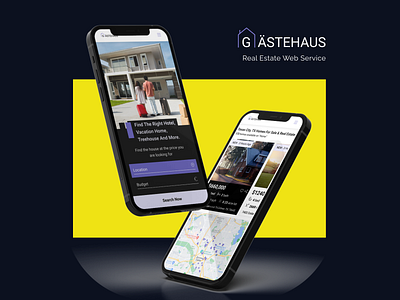 Gastehaus — Real Estate Web Service b2b b2c mobile uxui design property renting web service real estate real estate app rent service responsive design ui design user experience user interface ux design uxui web application design web platform design