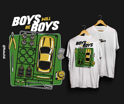 Car Model Kit Illustration car poster car tshirt toys