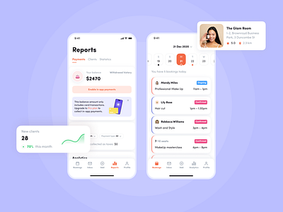 App for Beauty Services Booking app beauty booking booking design mobile ui ui ux ux