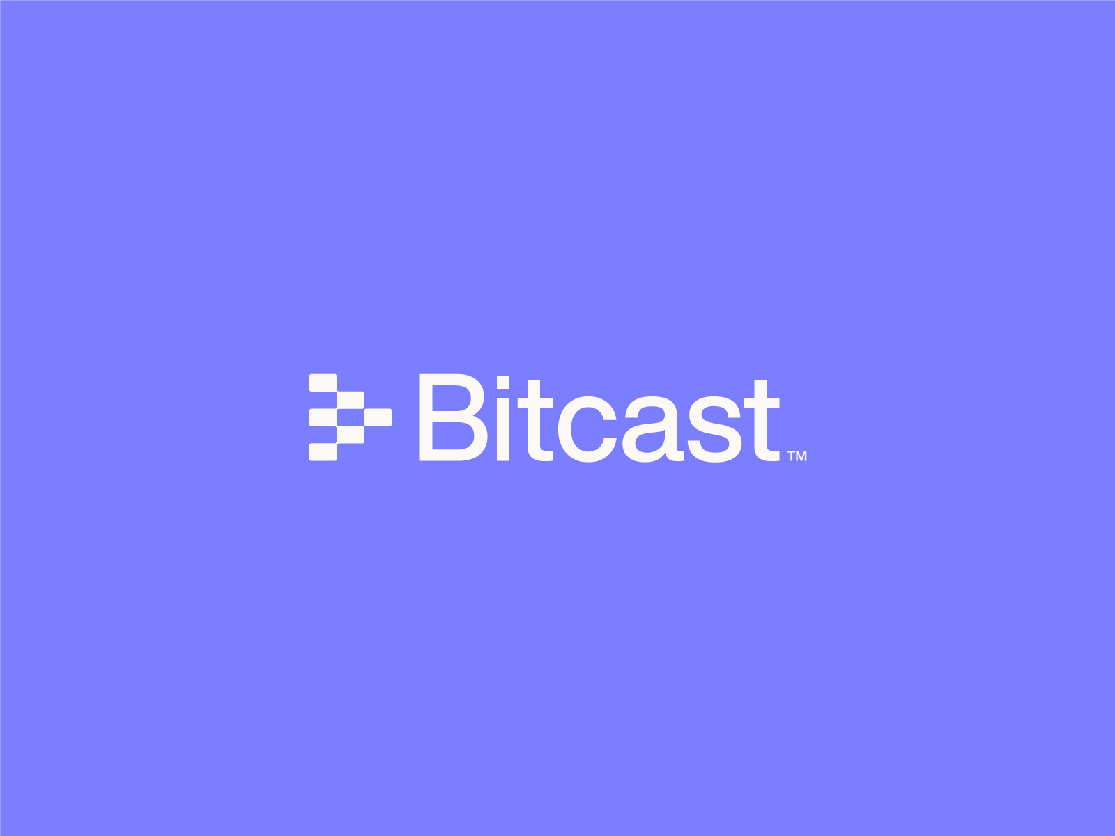 Bitcast™ bit bitcast brand branding design icon logo logodesign logomark minimal pixel playicon podcast socialmedia sound