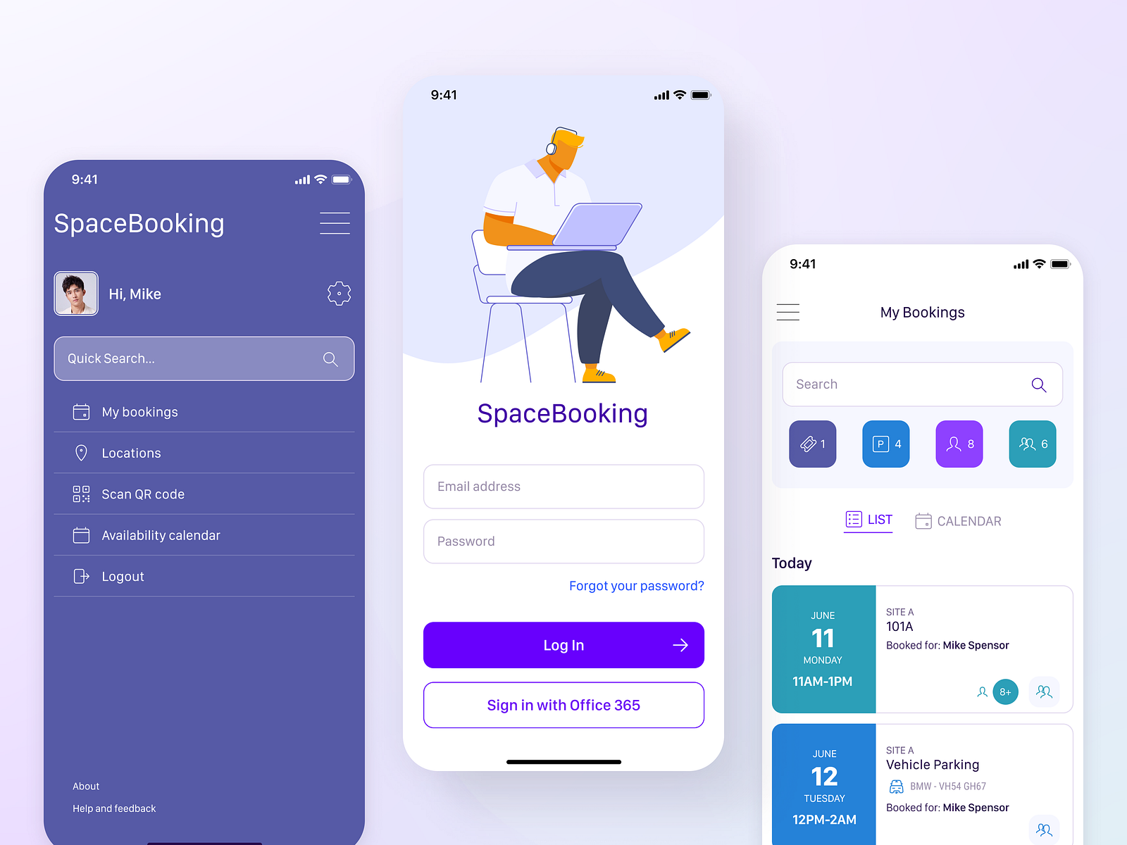 SpaceBooking — space utilization management system by BandaPixels on ...
