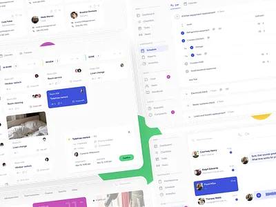 Insidely - Task management and staff collaboration platform hotel hotel online platform hotel operation tool interface design mobile app design staff collaboration task management ui design user interface ux design uxui design web app design