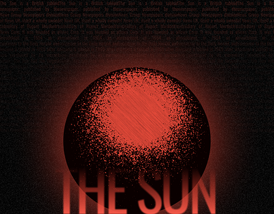 The Sun | News website branding design figma minimal ui ux uxui