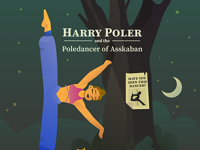 Harry Poler Series: III calisthenics character design circus arts flexibility harry potter hermione human flag illustration iron x magic pole tricks poledancer poledancing polesports pose strength