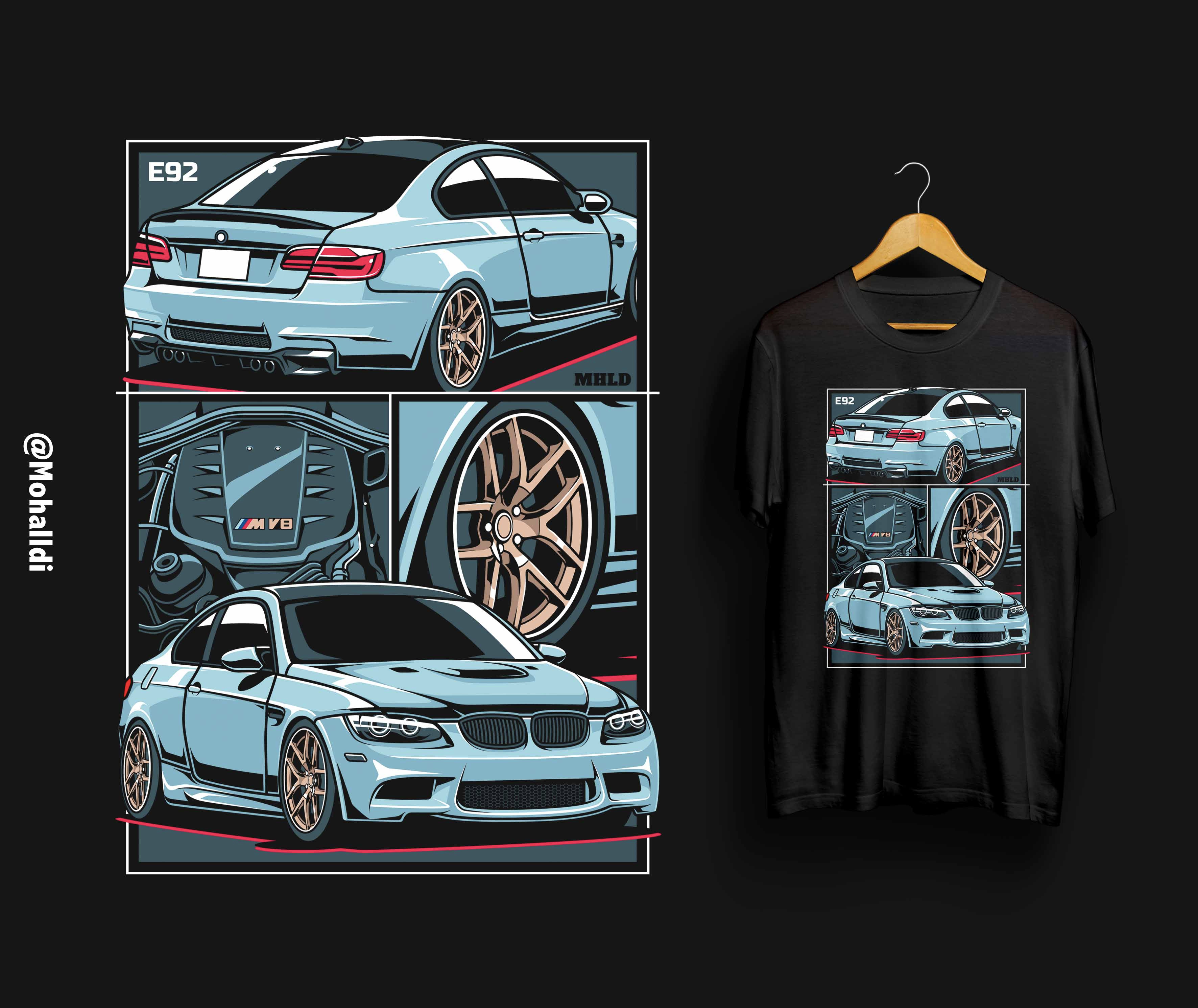 Example of Car Design For Clothing & Merchandise