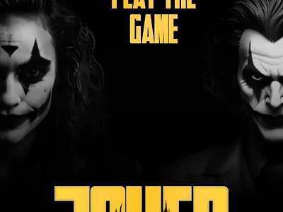 Joker- A poster design design designs graphic design logo poster visual designs