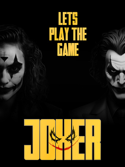 Joker- A poster design design designs graphic design logo poster visual designs