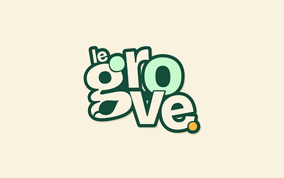 Le GROVE - Logo branding design ecologie ecology ecvlille environnement graphic design hackathon illustration logo reboot savetheplanet typography ui ux vector visual design