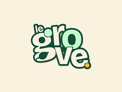 Le GROVE - Logo branding design ecologie ecology ecvlille environnement graphic design hackathon illustration logo reboot savetheplanet typography ui ux vector visual design