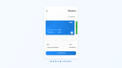 Checkout graphic design ui