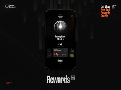 Boosted / Achievements badges design icons illustrations interactions new rewards settings ui ui ux